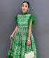 Mesh Sleeve Dress